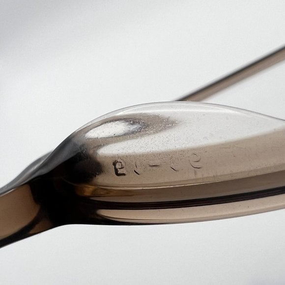 Cote D’Azur Miranda Oval Horn Full Eyeglass Frames Metal Plastic Brown 51-16-135 - Picture 9 of 12